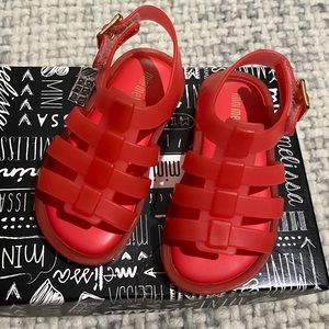 Mini Melissa Girls Mini Flox Slingback Sandals